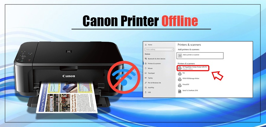 Canon printer offline