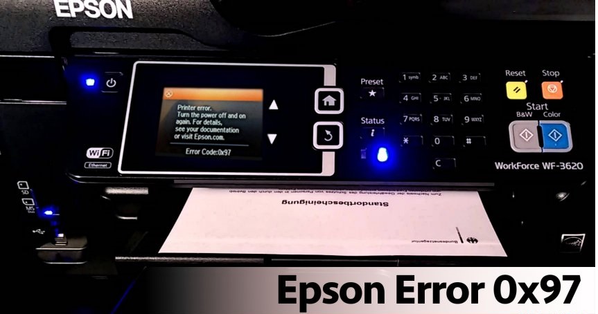 Epson error 0x97