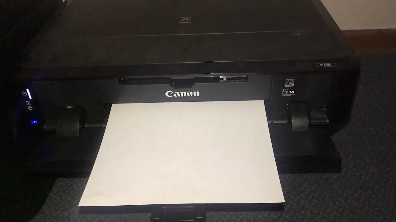 canon printer printing blank pages