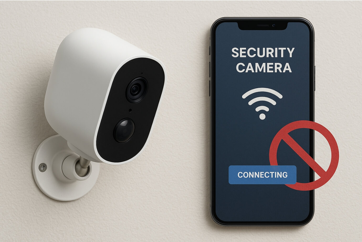 install wireless security camera