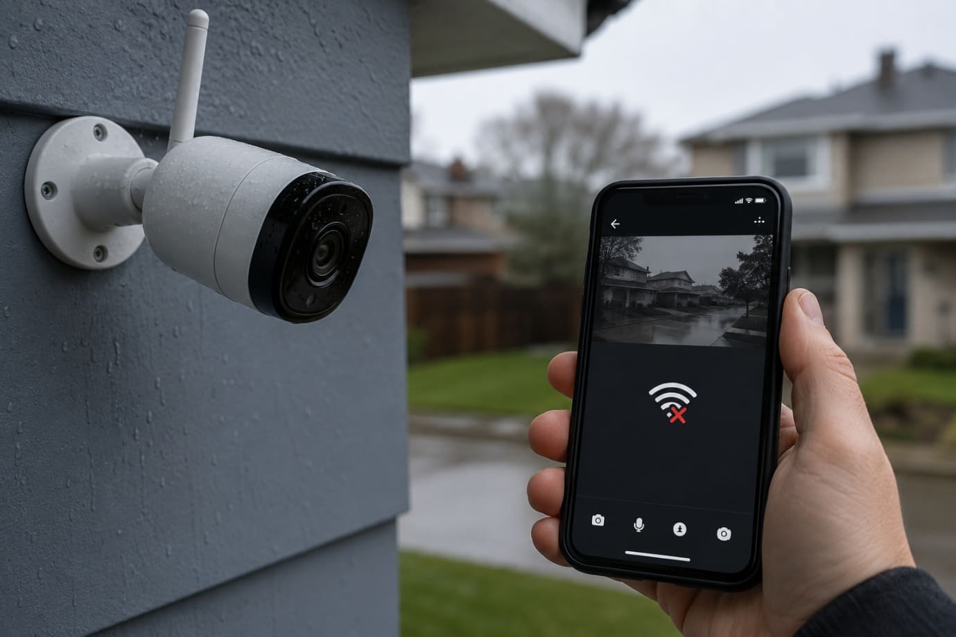 Wireless Security Camera Offline Issue